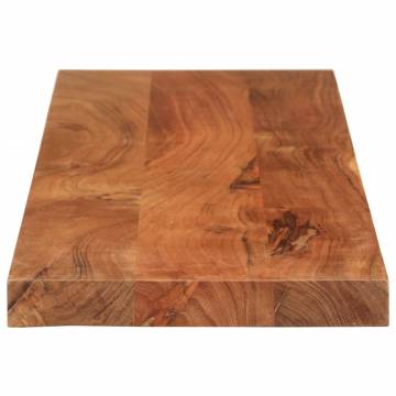 Rectangular Solid Wood Acacia Table Top | 100x40x2.5 cm