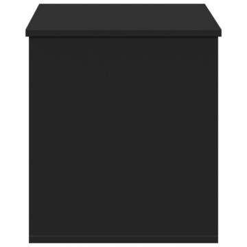 Stylish Black Storage Box 100x42x46 cm - Durable & Versatile