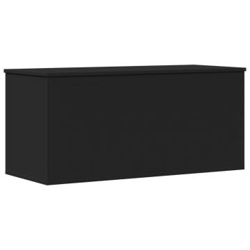 Stylish Black Storage Box 100x42x46 cm - Durable & Versatile