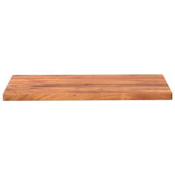 Rectangular Solid Wood Acacia Table Top - 60x50 cm