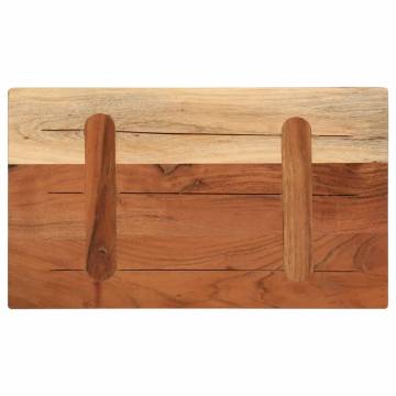 Rectangular Acacia Wood Table Top - 50x40 cm | Hipomarket