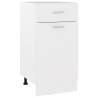 Drawer Bottom Cabinet White 40x46x81.5 cm Engineered Wood Colour white Quantity in Package 1 Model 1x bottom cabinet (1 door 1 drawer) 40 cm Number of 