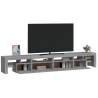 LED TV Cabinet Grey Sonoma 260x36.5 cm - Stylish Storage