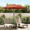 Outdoor Parasol with Aluminium Pole 270 cm Terracotta Colour terracotta 