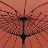 Outdoor Parasol with Aluminium Pole 270 cm - Terracotta Shade