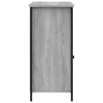 Elegant Grey Sonoma Sideboard - 100x35x75 cm Engineered Wood