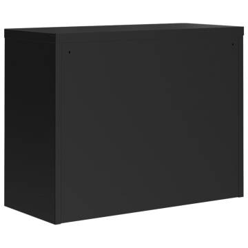 Buy Black Steel File Cabinet 90x40x70 cm - Durable & Stylish