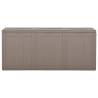 Garden Storage Box 270L Brown PP Rattan | Hipomarket UK