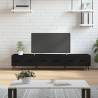 Black TV Cabinet 150x36 cm - Stylish & Practical Design