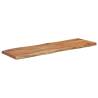 Rectangular Solid Wood Acacia Table Top - Live Edge Design