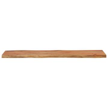 Rectangular Solid Wood Acacia Table Top - Live Edge Design