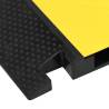 Cable Protector Ramp - 2 Channels 100 cm Rubber | HipoMarket