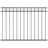 Fence Panel Steel 1.7x1.2 m Black Size 1.7 x 1.2 m Quantity in Package 1 