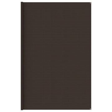 Tent Carpet 400x400 cm Brown - Comfortable Camping Solution