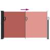 Retractable Side Awning Terracotta 120x300 cm - Privacy Screen