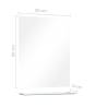 Stylish Wall Mirror with Shelf - 50x60 cm Tempered Glass