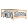 Kids Bed Frame 70x140 cm | Solid Pine Wood | Hipo Market