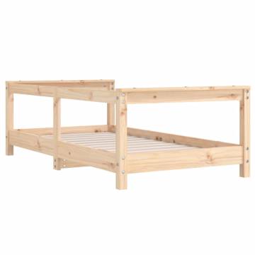 Kids Bed Frame 70x140 cm | Solid Pine Wood | Hipo Market