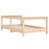 Kids Bed Frame 70x140 cm | Solid Pine Wood | Hipo Market