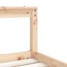 Kids Bed Frame 70x140 cm | Solid Pine Wood | Hipo Market