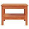 Stylish Wax Brown Coffee Table - Solid Pine 55x55x40 cm