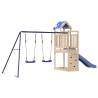 Outdoor Playset Solid Wood Pine - Perfect Backyard Fun