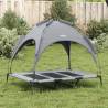 Dog Bed with Canopy - Anthracite Oxford Fabric & Steel