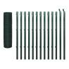 Euro Fence Steel 25x1.7m Green - Durable & Easy to Install