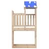 Play Tower with Rockwall - Solid Pinewood (110.5x52.5x215cm)