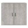 Stylish Concrete Grey Sideboard - 80x33x70 cm | Hipo Market