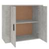 Stylish Concrete Grey Sideboard - 80x33x70 cm | Hipo Market