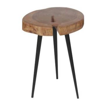 Rousseau Jimi 1 Block Side Table - Modern Wooden Elegance