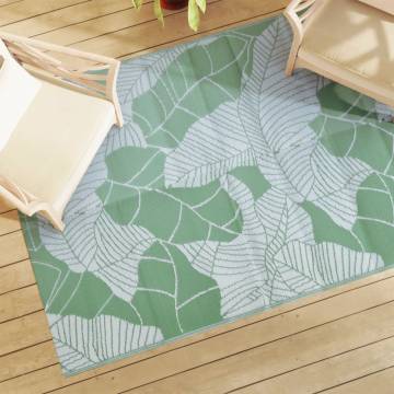 Outdoor Carpet Green 140x200 cm PP - Trendy & Durable