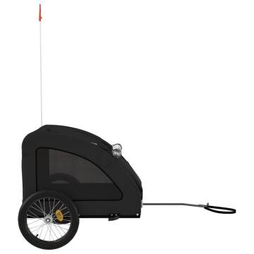 Pet Bike Trailer - Black Oxford Fabric & Iron | HiPo Market