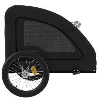 Pet Bike Trailer - Black Oxford Fabric & Iron | HiPo Market