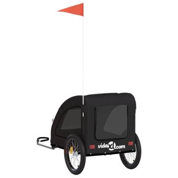 Pet Bike Trailer - Black Oxford Fabric & Iron | HiPo Market