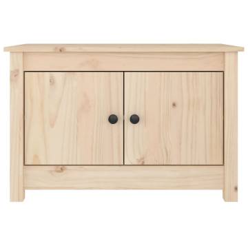 Solid Wood Pine Shoe Cabinet - 70x38x45.5 cm | Hipo Market