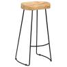 Gavin Bar Stools - 2 pcs Solid Mango Wood | Hipomarket UK