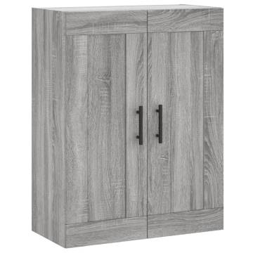 Stylish Highboard Grey Sonoma - Engineered Wood - HipoMarket