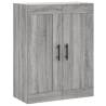 Stylish Highboard Grey Sonoma - Engineered Wood - HipoMarket