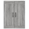 Stylish Highboard Grey Sonoma - Engineered Wood - HipoMarket