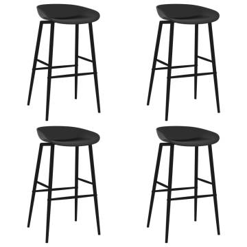 5 Piece Bar Set - Modern White & Black Design | HipoMarket