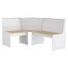 3 Piece Dining Set - Honey Brown & White Pine | Hipomarket