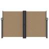 Retractable Side Awning Taupe 140x1200 cm | Hipomarket UK