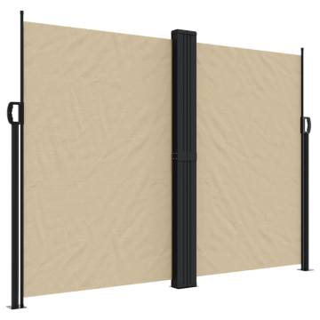 Retractable Side Awning Beige 180x1200 cm - Privacy Screen