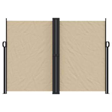 Retractable Side Awning Beige 180x1200 cm - Privacy Screen