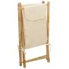 Laundry Basket Cream White - Bamboo Storage Solution | HipoMarket