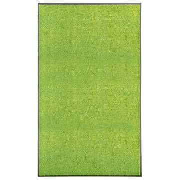 Washable Green Doormat 90x150 cm | Durable & Non-Slip