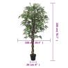 Artificial Maple Tree - 756 Leaves, 200 cm Green | Hipomarket