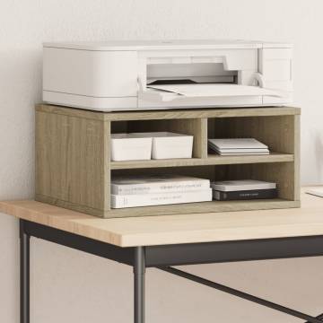 Printer Stand Sonoma Oak - Organise Your Workspace | HIPO Market